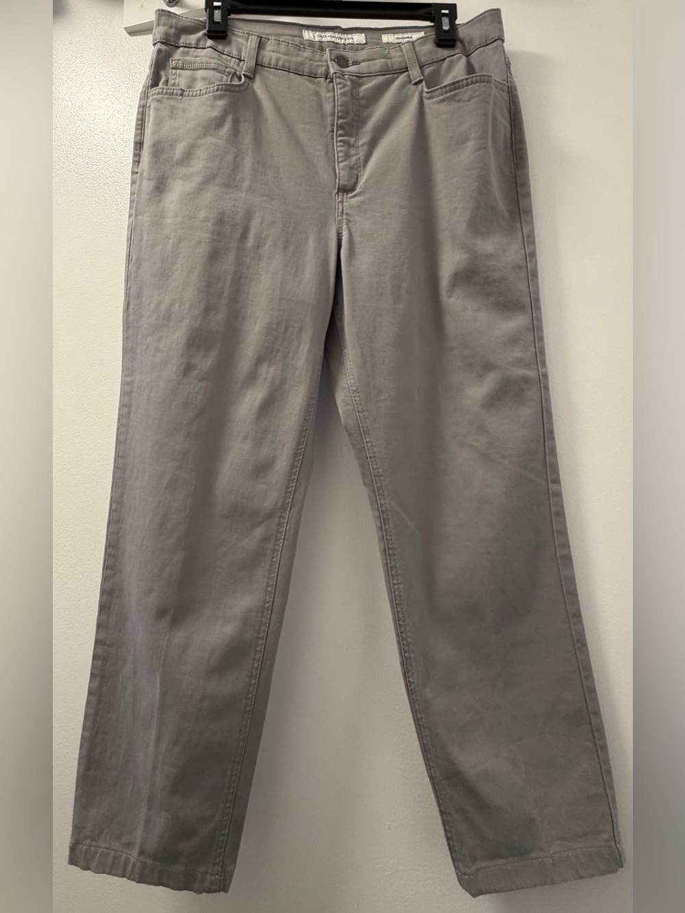 Jones New York Soho Ankle Slim Jeans Size 14 Taupe Rhinestone Stretch